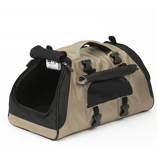 Petego Jet Set Pet Carrier with New Forma Frame Medium Tan