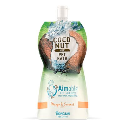 多美洁椰奶宠物香波芒果&椰子 TropiClean Coconut Milk Pet Bath Aimable Pet Shampoo - Mango & Coconut